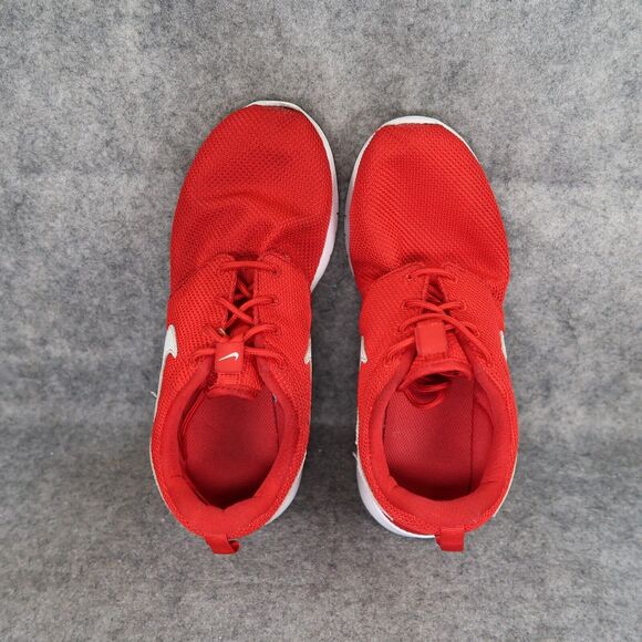 Nike Shoes Kids 7 Sneaker Roshe One Running Athletic Trainer Red White Youth Boy - Picture 6 of 14